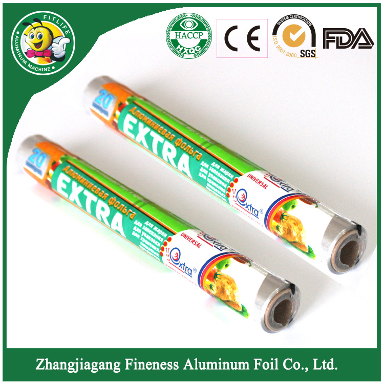 Catering Foil for Household Usage Aluminum Foil Roll with Color Box