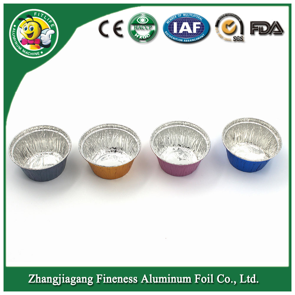 Color Disposable Wholesale Aluminum Foil Bowls for Cake