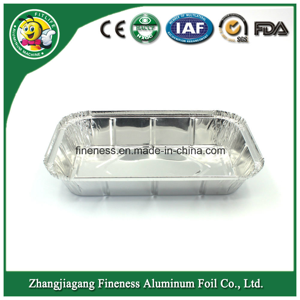Hot Sale Large Aluminum Foil Food Container for Daily Use (SGS, FDA, BV)