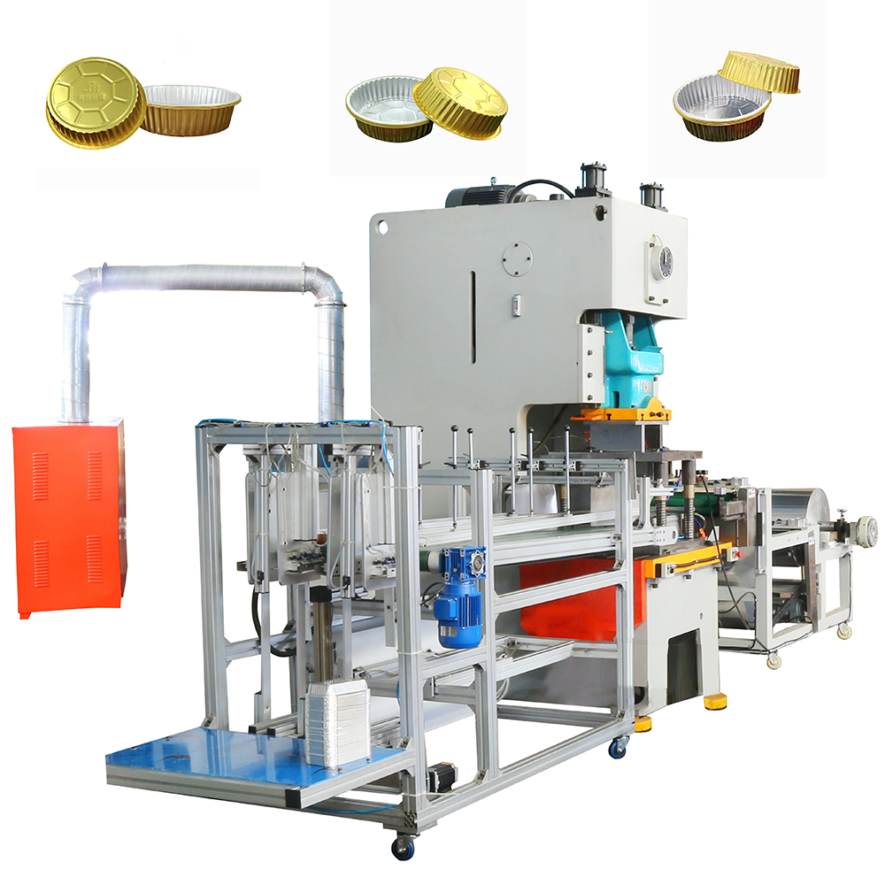 Automatic Disposable Take Away Aluminum Dishes Machinery 