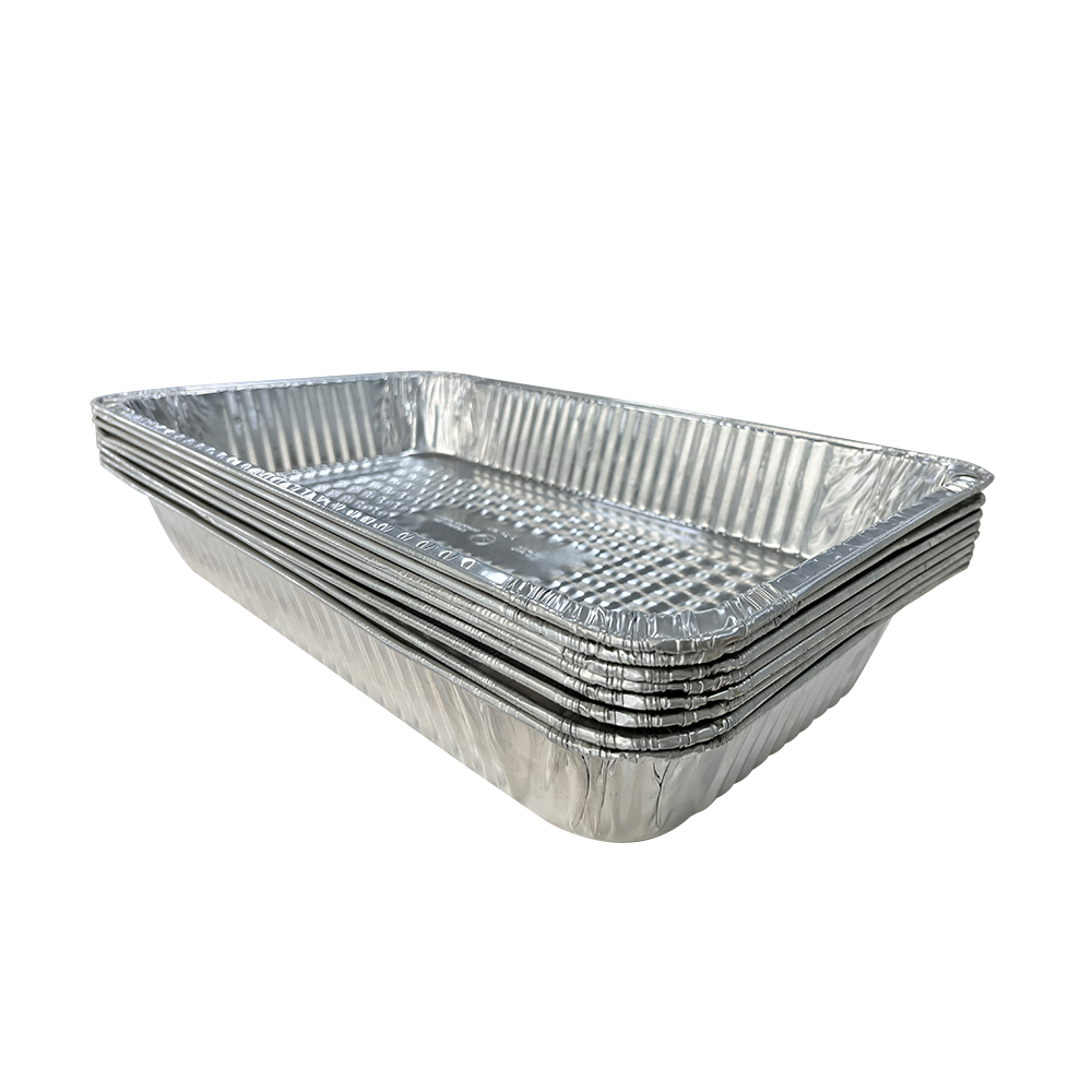 Custom Sizes Food Aluminium Foil Containers Foil Pan Disposable Aluminum Foil Roasting For Blackstone Grill Kitchen Accessory