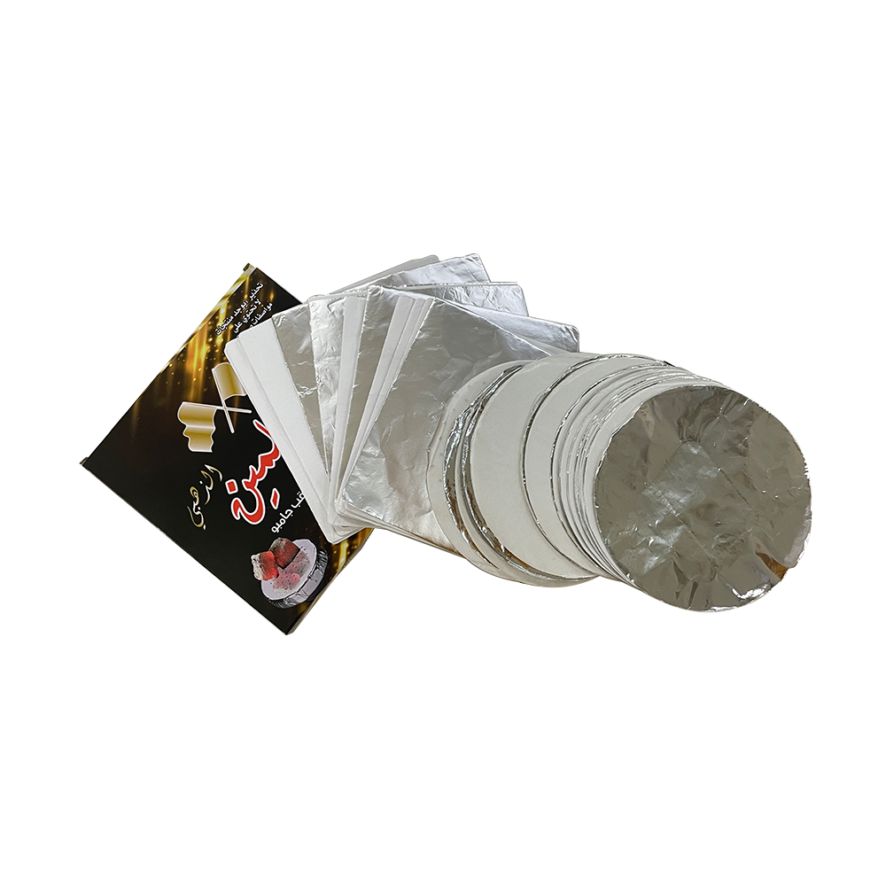 Factory Price Smoking Use Aluminium Foil Paper For Hookah Piece 120mm With Holes