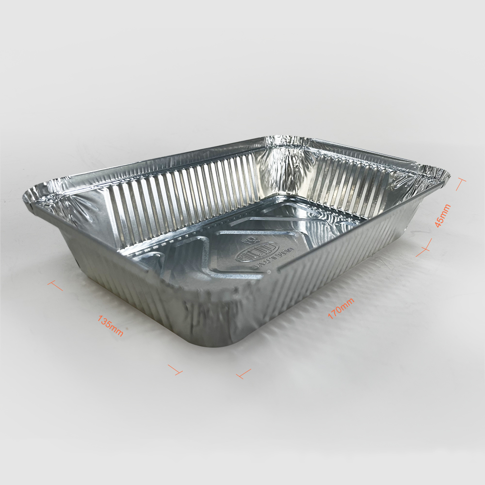 Disposable Lunch Box aluminum Foil food Packaging Box 