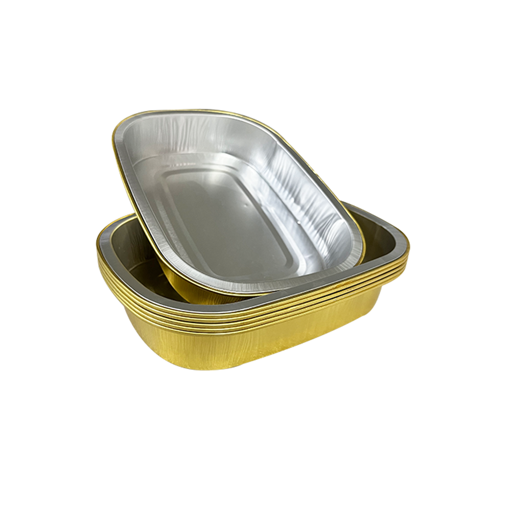Takeaway Aluminum Foil Bento Lunch Container