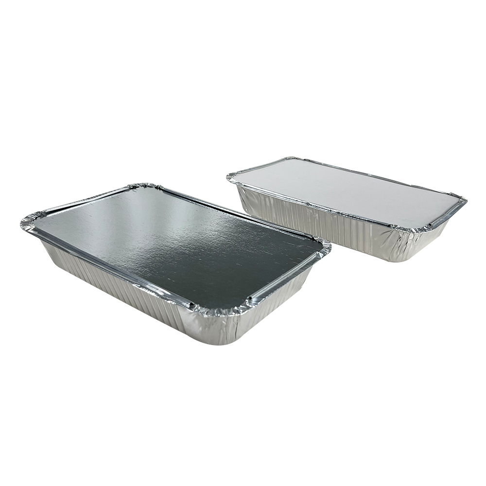 Fast Food Take Out Aluminum Foil Trays For Catering