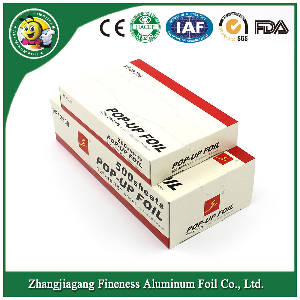 Household Aluminum Foil Sheets Food Wrapping