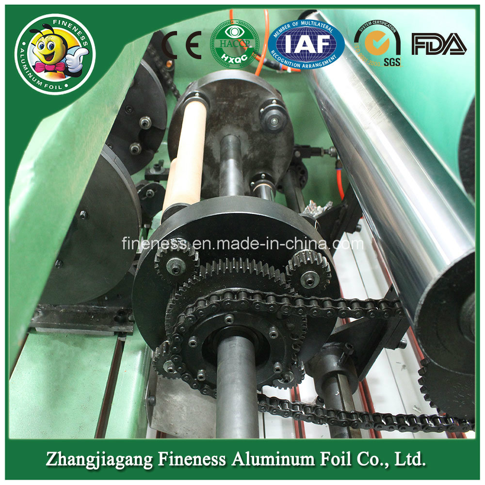 Aluminum Foil Silicon Paper and PE Rewinding and Cutting Machine