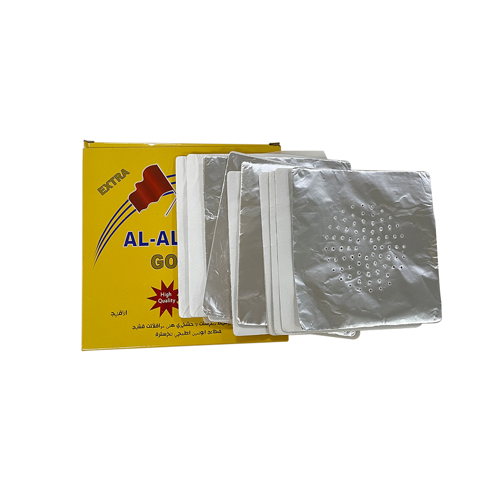 Wholesale Tin Foil Shisha Hookah Aluminium Foil Paper With Holes In Square Or Circle Round