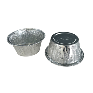 Silver Color Aluminum Foil Bowl Dessert Container